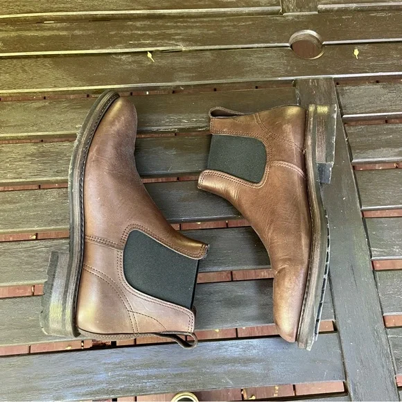 Filson Tan and Brown Plaid Lined Boots Filson | Shoes | Vintage Filson Uplander Leather Boots  main image 4